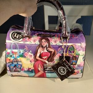 Brand New  La Philipe Miami Beach Bowler satchel Purse/Crossbody